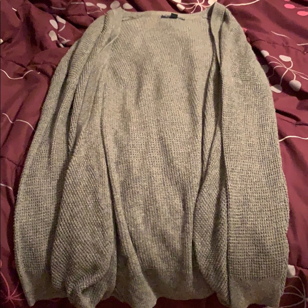 Grey cardigan